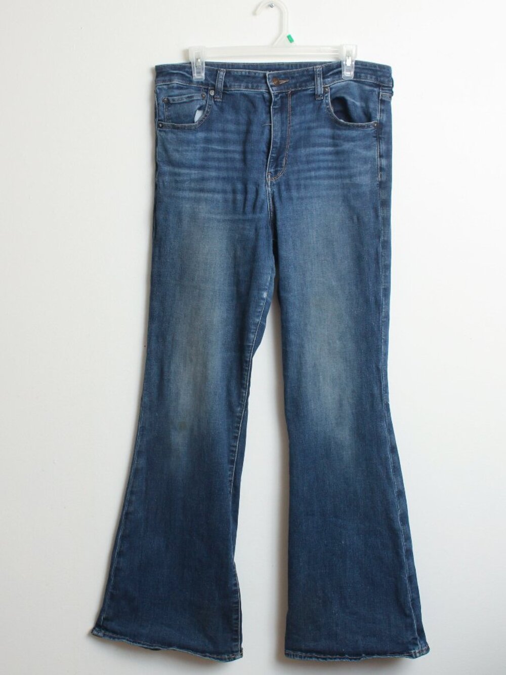 American Eagle Next Level Stretch High Rise Flare Jeans Womens Size 14